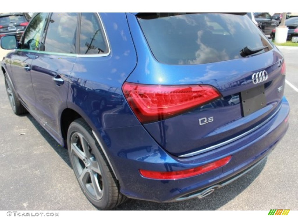 2016 Q5 3.0 TFSI Premium Plus quattro - Scuba Blue Metallic / Chestnut Brown photo #6