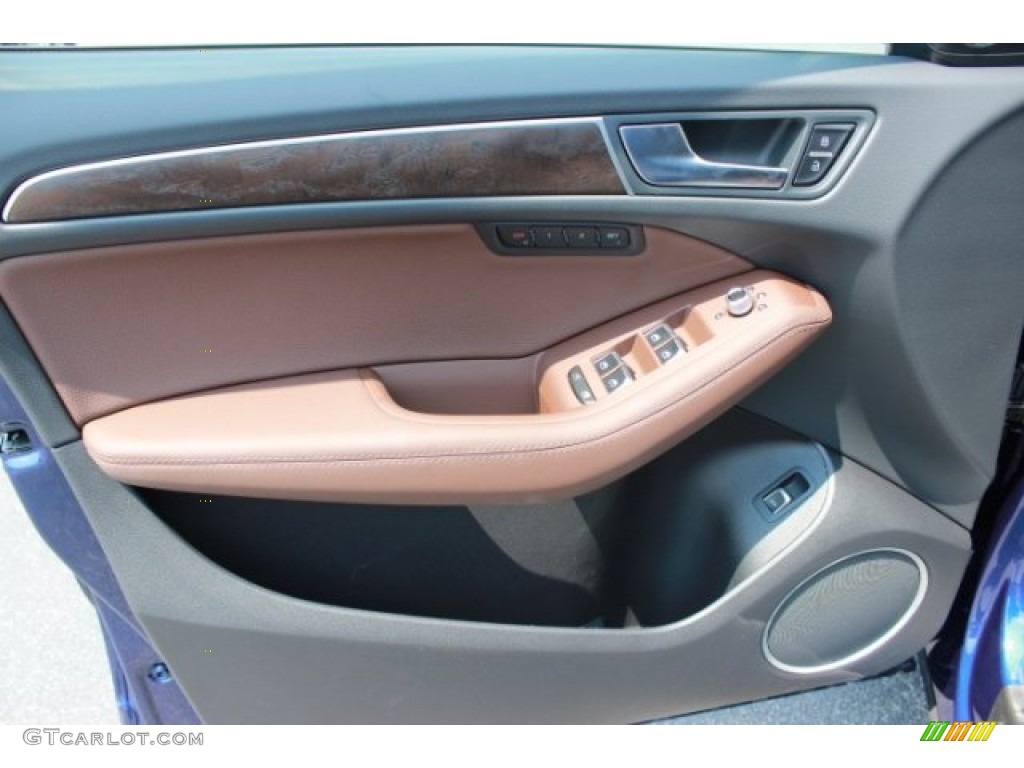 2016 Q5 3.0 TFSI Premium Plus quattro - Scuba Blue Metallic / Chestnut Brown photo #8