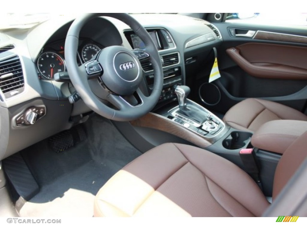 2016 Q5 3.0 TFSI Premium Plus quattro - Scuba Blue Metallic / Chestnut Brown photo #13