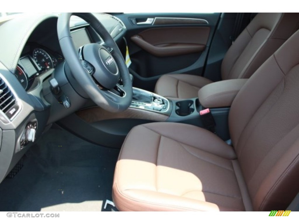 2016 Q5 3.0 TFSI Premium Plus quattro - Scuba Blue Metallic / Chestnut Brown photo #14