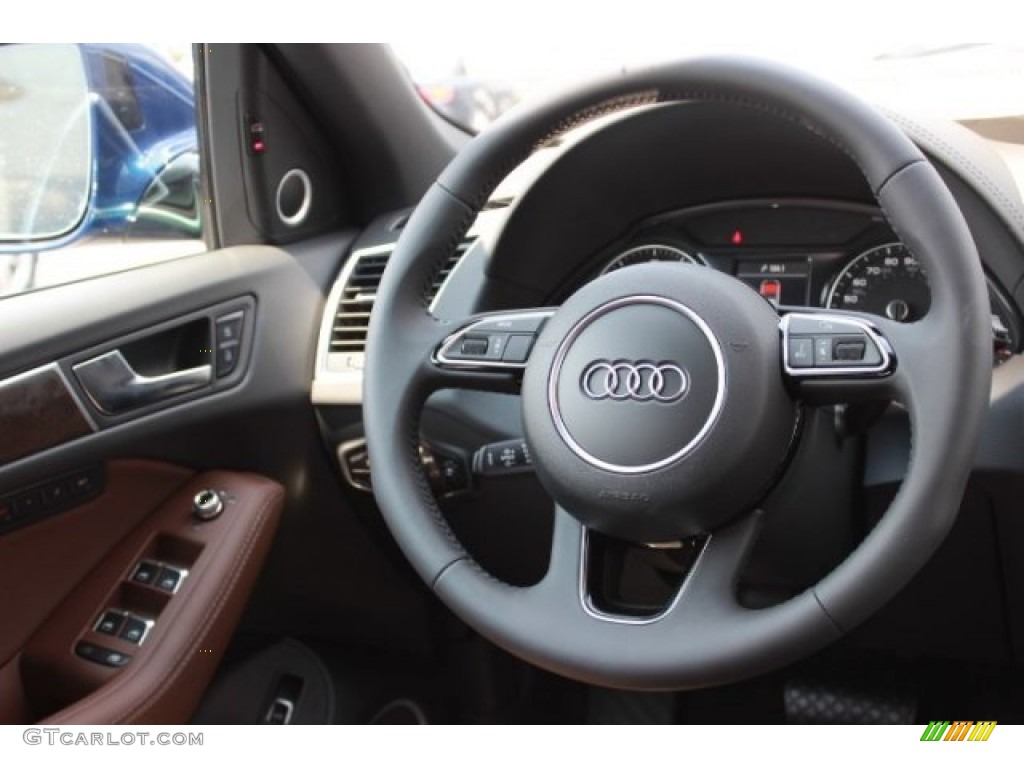 2016 Q5 3.0 TFSI Premium Plus quattro - Scuba Blue Metallic / Chestnut Brown photo #35