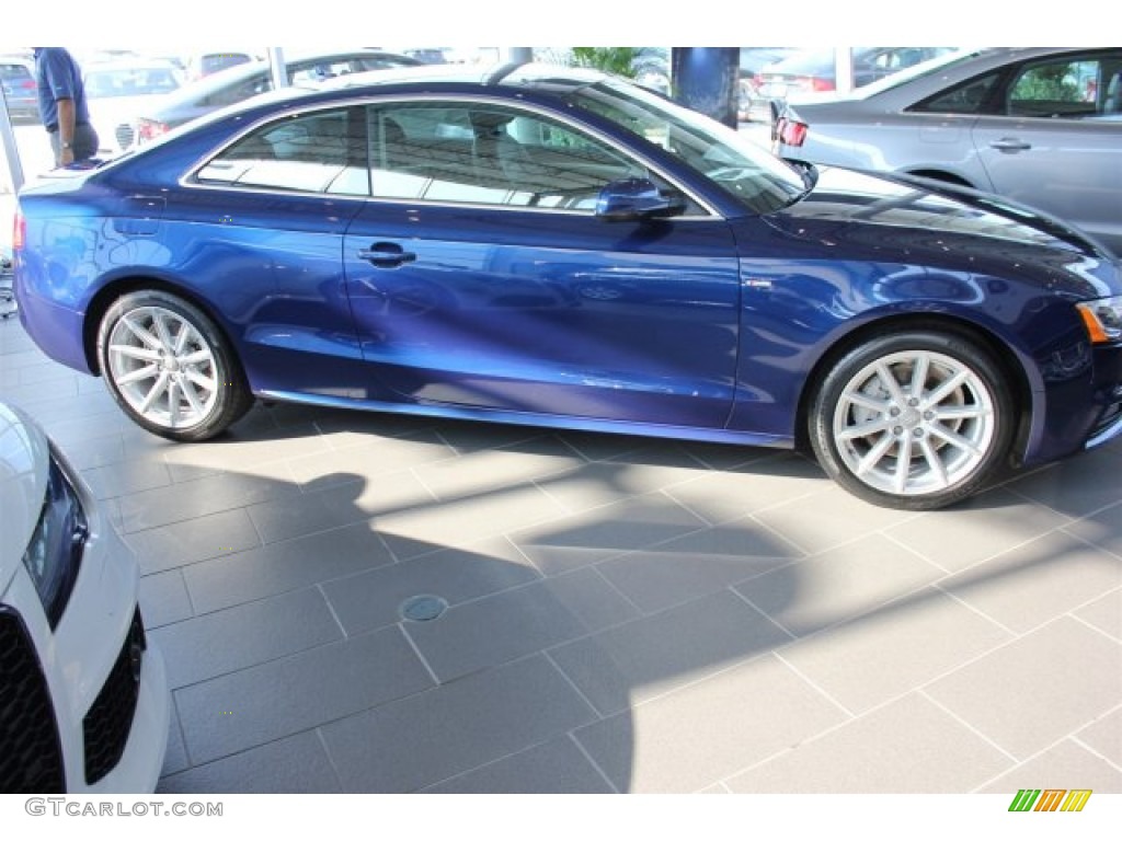 Scuba Blue Metallic 2015 Audi A5 Premium Plus quattro Coupe Exterior Photo #106785347