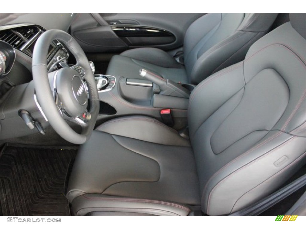 2015 R8 V8 - Daytona Grey Pearl / Black photo #12
