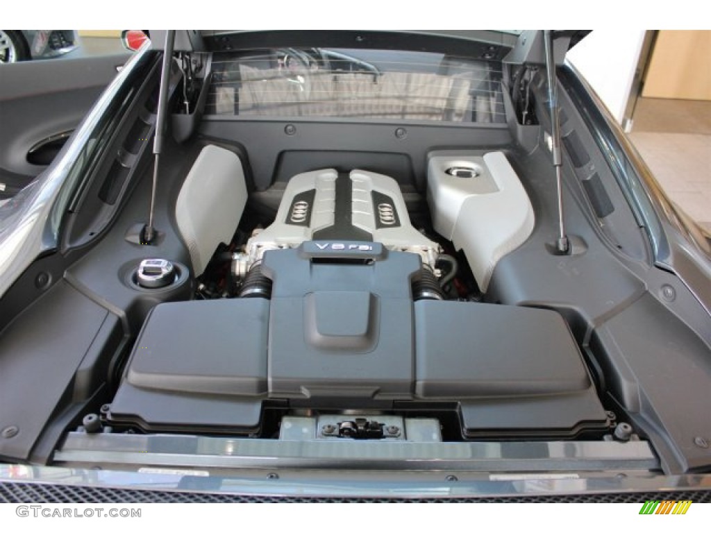 2015 R8 V8 - Daytona Grey Pearl / Black photo #28