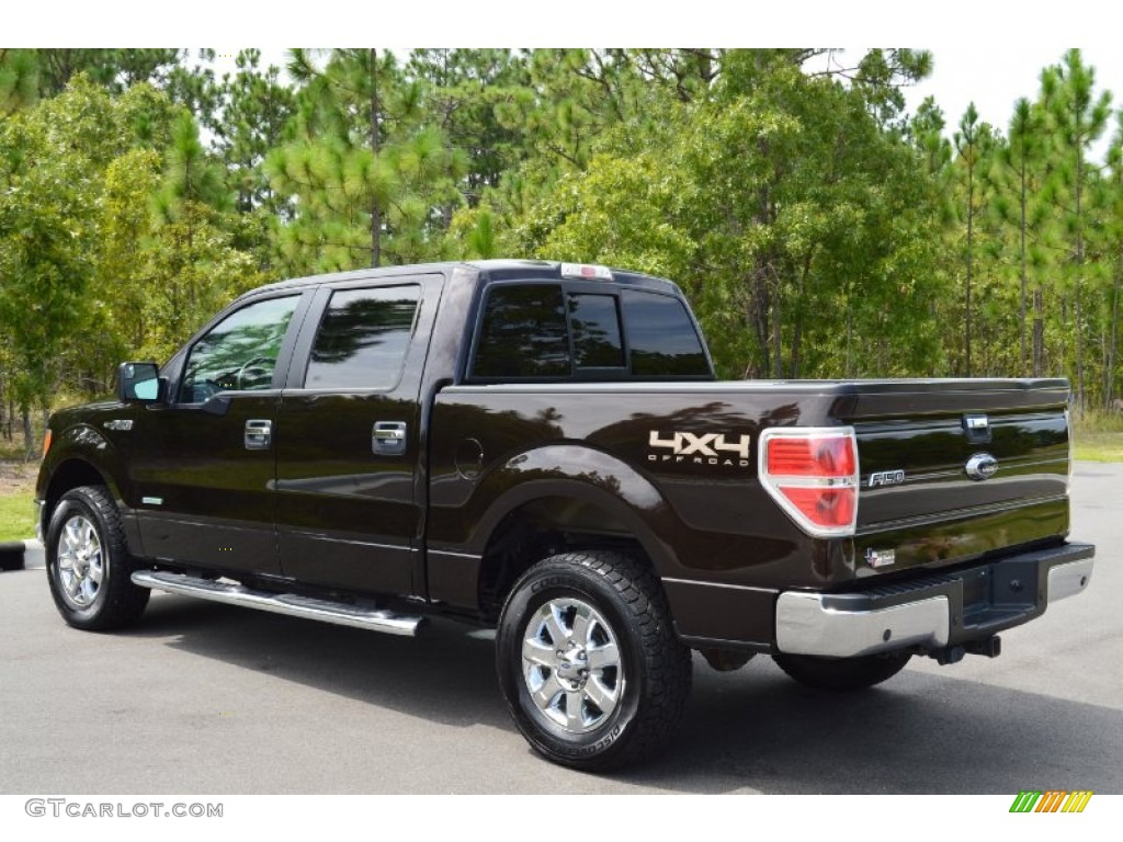 2013 F150 XLT SuperCrew 4x4 - Kodiak Brown Metallic / Adobe photo #28