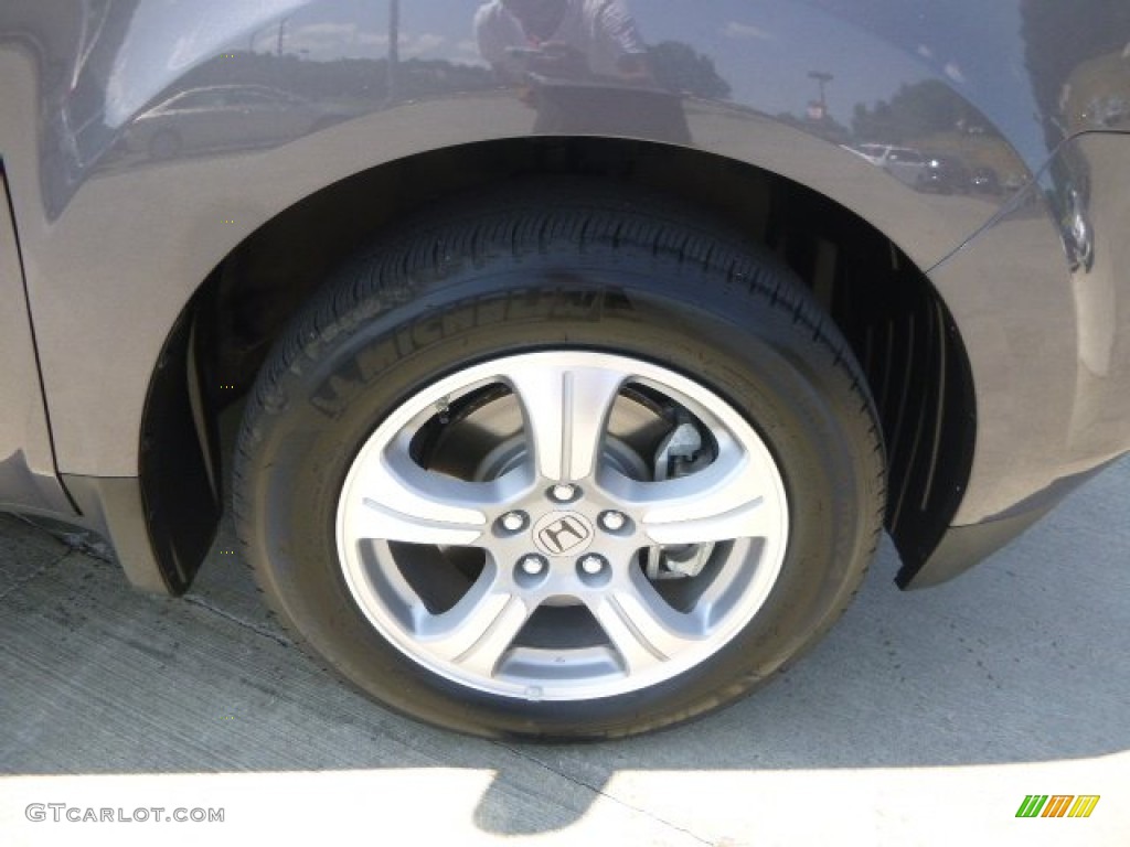 2015 Pilot EX 4WD - Modern Steel Metallic / Gray photo #2