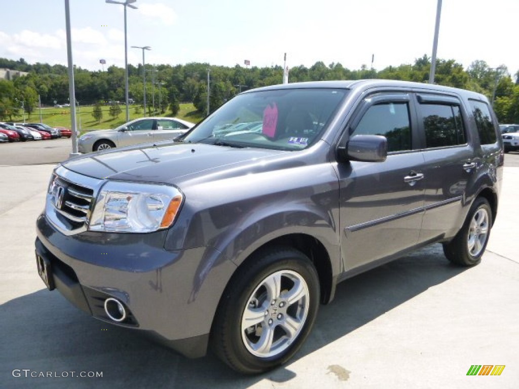 2015 Pilot EX 4WD - Modern Steel Metallic / Gray photo #11