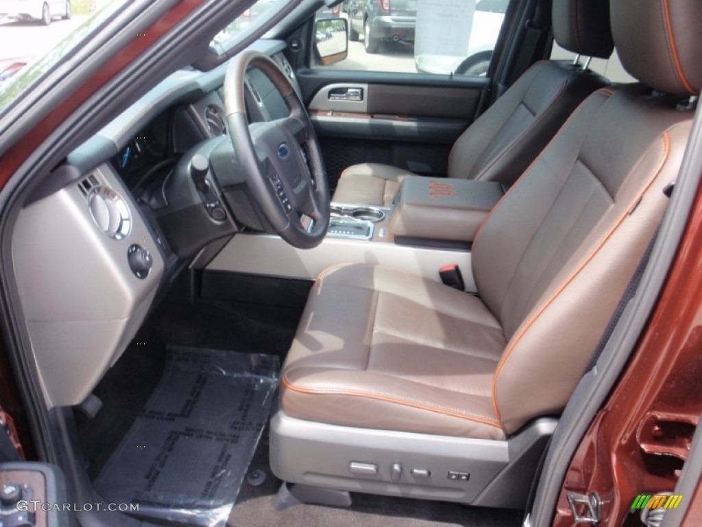 King Ranch Mesa Brown Interior 2015 Ford Expedition EL King Ranch Photo #106790391