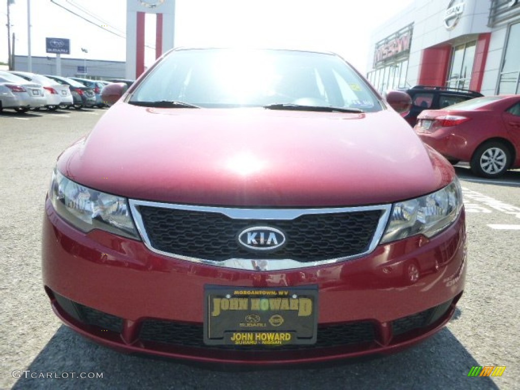 2011 Forte EX 5 Door - Spicy Red / Black photo #26