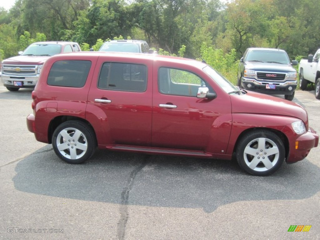 2008 HHR LT - Cardinal Red Metallic / Gray photo #8