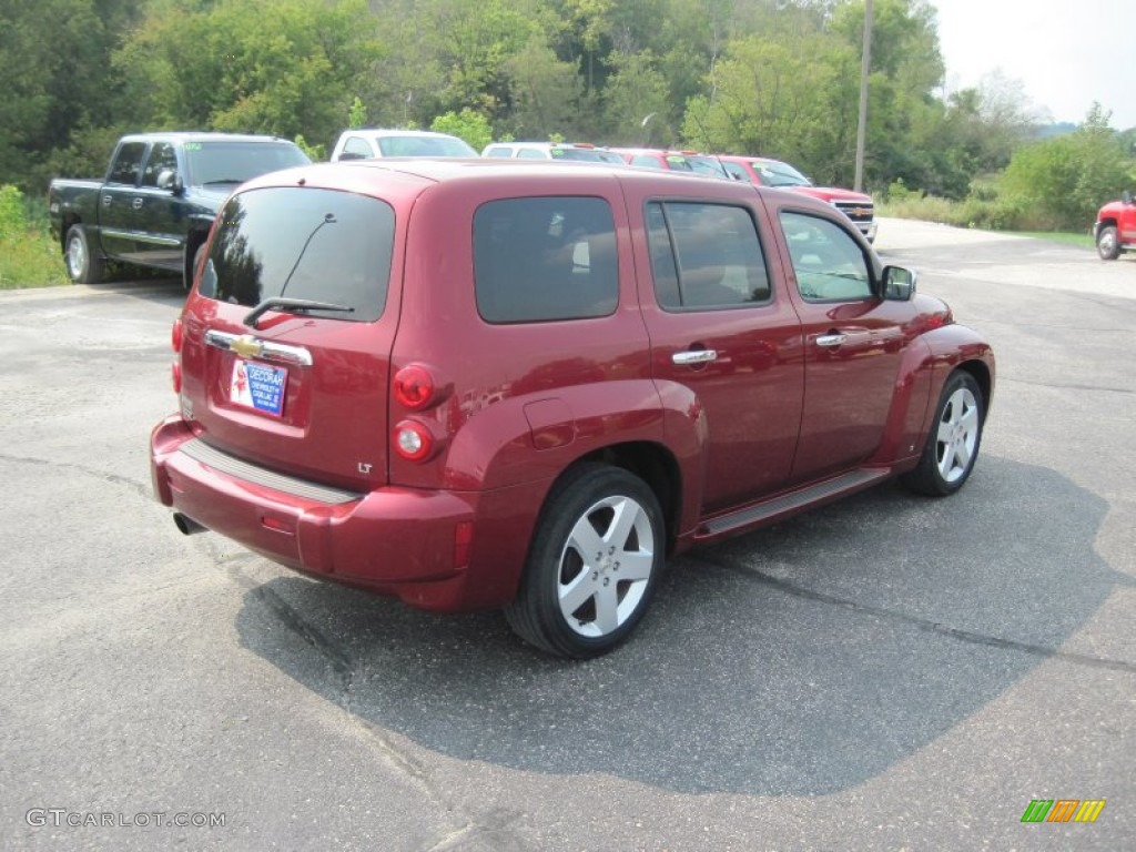 2008 HHR LT - Cardinal Red Metallic / Gray photo #10