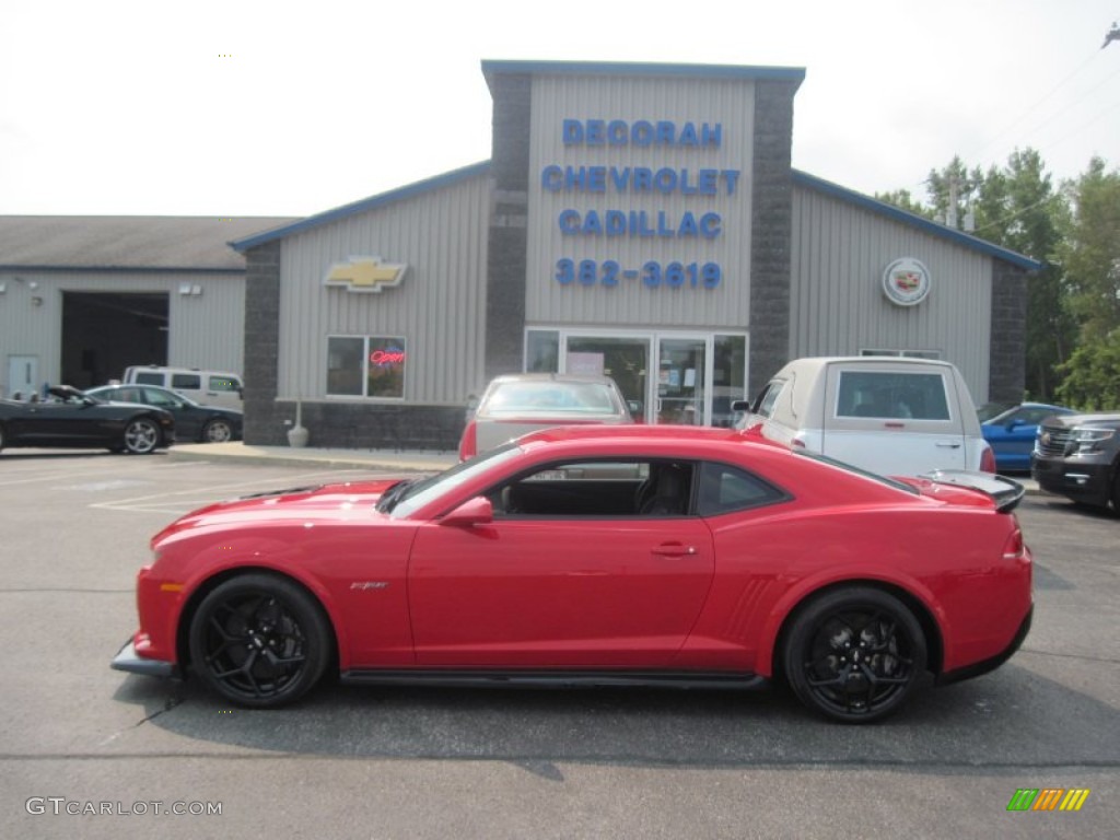 2015 Camaro Z/28 Coupe - Red Hot / Black photo #1