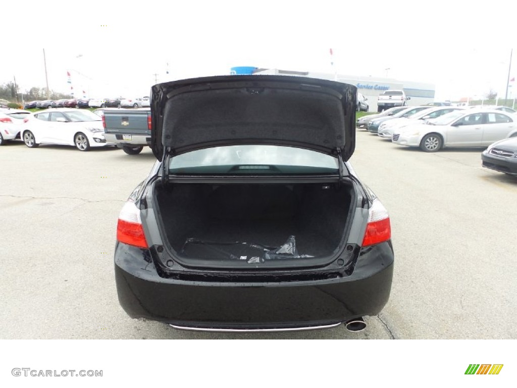 2015 Accord LX Sedan - Crystal Black Pearl / Black photo #10