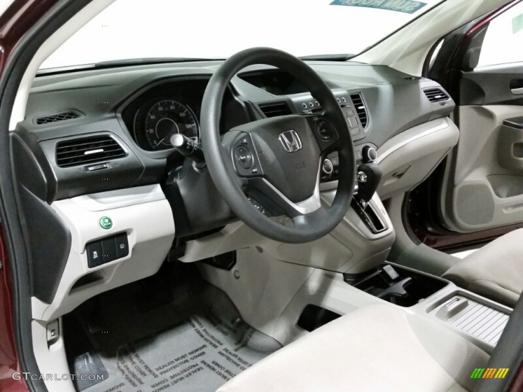 2014 CR-V EX AWD - Basque Red Pearl II / Gray photo #24