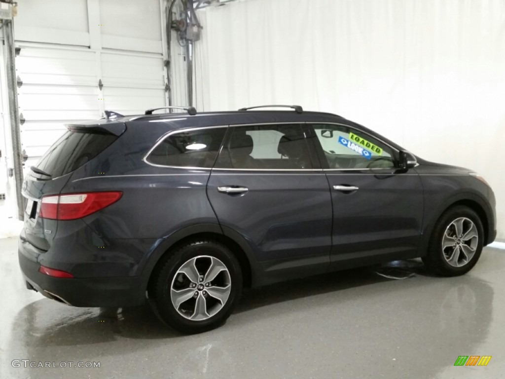 2013 Santa Fe GLS AWD - Night Sky Pearl / Beige photo #6