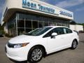Taffeta White - Civic LX Sedan Photo No. 1