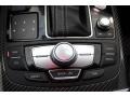 Black Valcona w/Contrast Honeycomb Stitching Controls Photo for 2015 Audi RS 7 #106799949