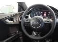Black Valcona w/Contrast Honeycomb Stitching Steering Wheel Photo for 2015 Audi RS 7 #106800753