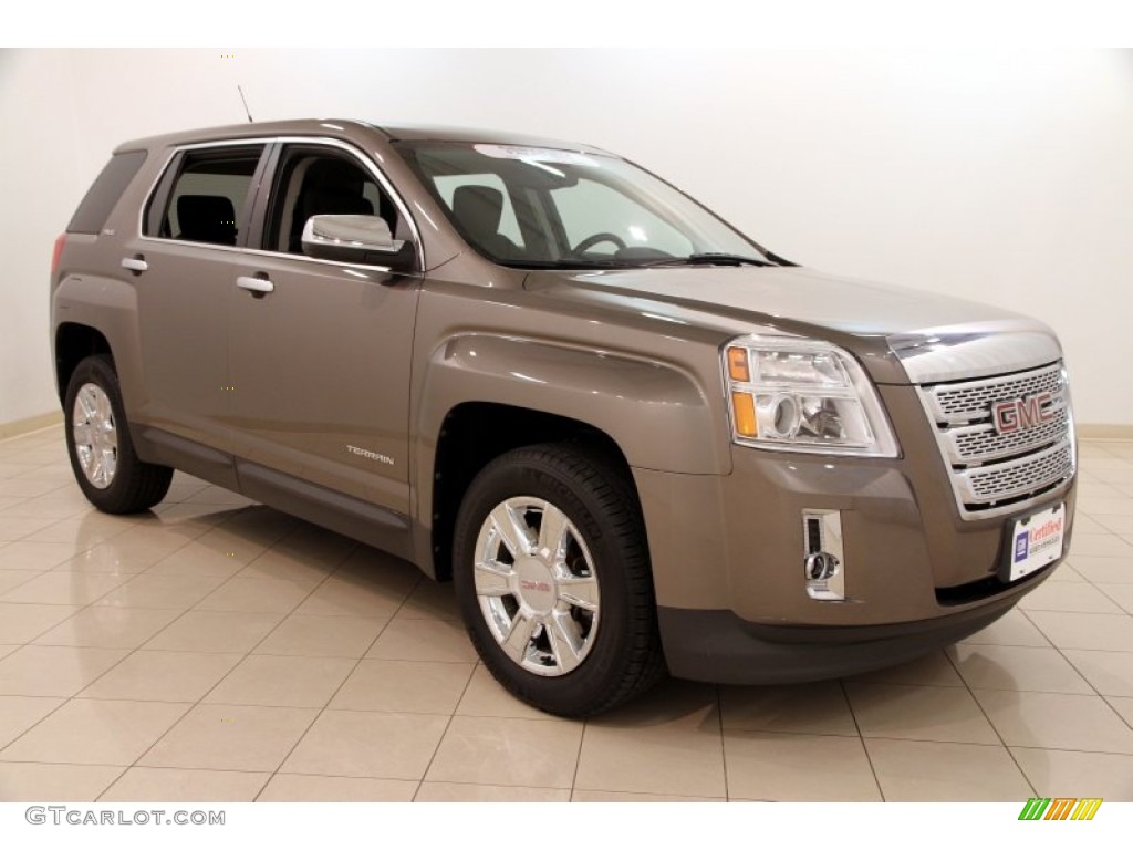 2010 Terrain SLE - Mocha Steel Metallic / Jet Black photo #1