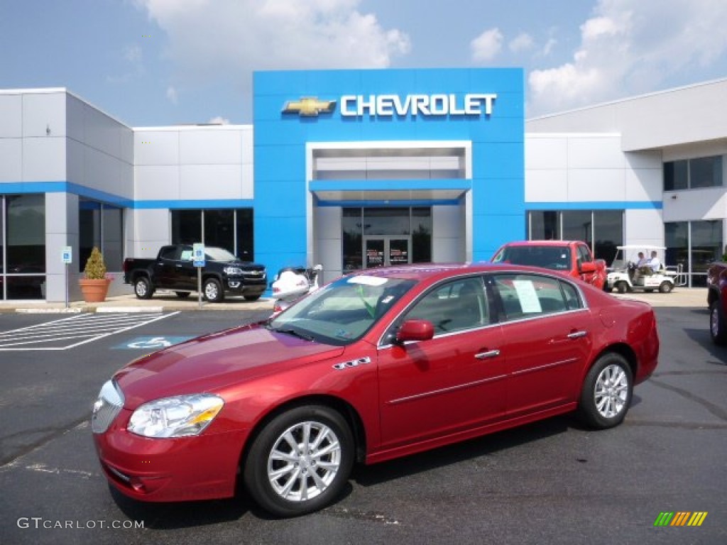 2011 Lucerne CXL - Crystal Red Tintcoat / Titanium photo #1