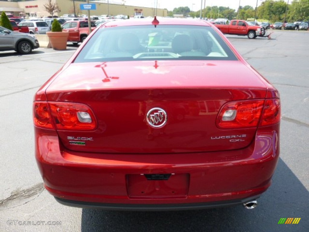2011 Lucerne CXL - Crystal Red Tintcoat / Titanium photo #4
