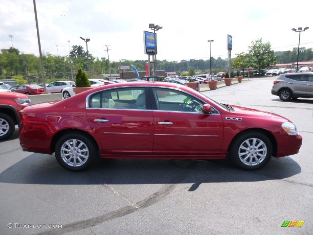 2011 Lucerne CXL - Crystal Red Tintcoat / Titanium photo #6