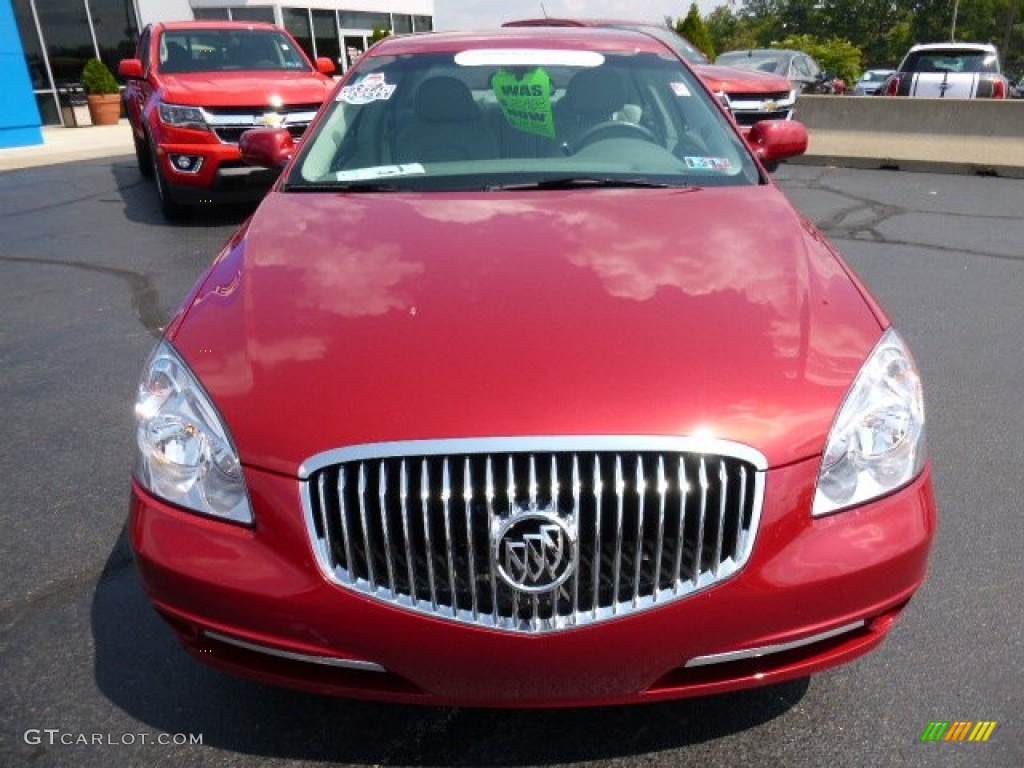 2011 Lucerne CXL - Crystal Red Tintcoat / Titanium photo #8
