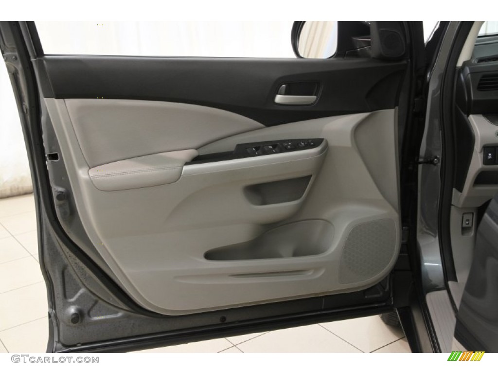 2014 Honda CR-V EX-L AWD Gray Door Panel Photo #106801698