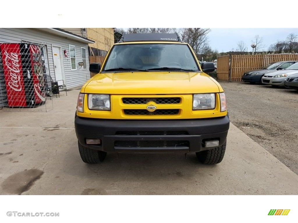2000 Xterra SE V6 4x4 - Solar Yellow / Dusk photo #2