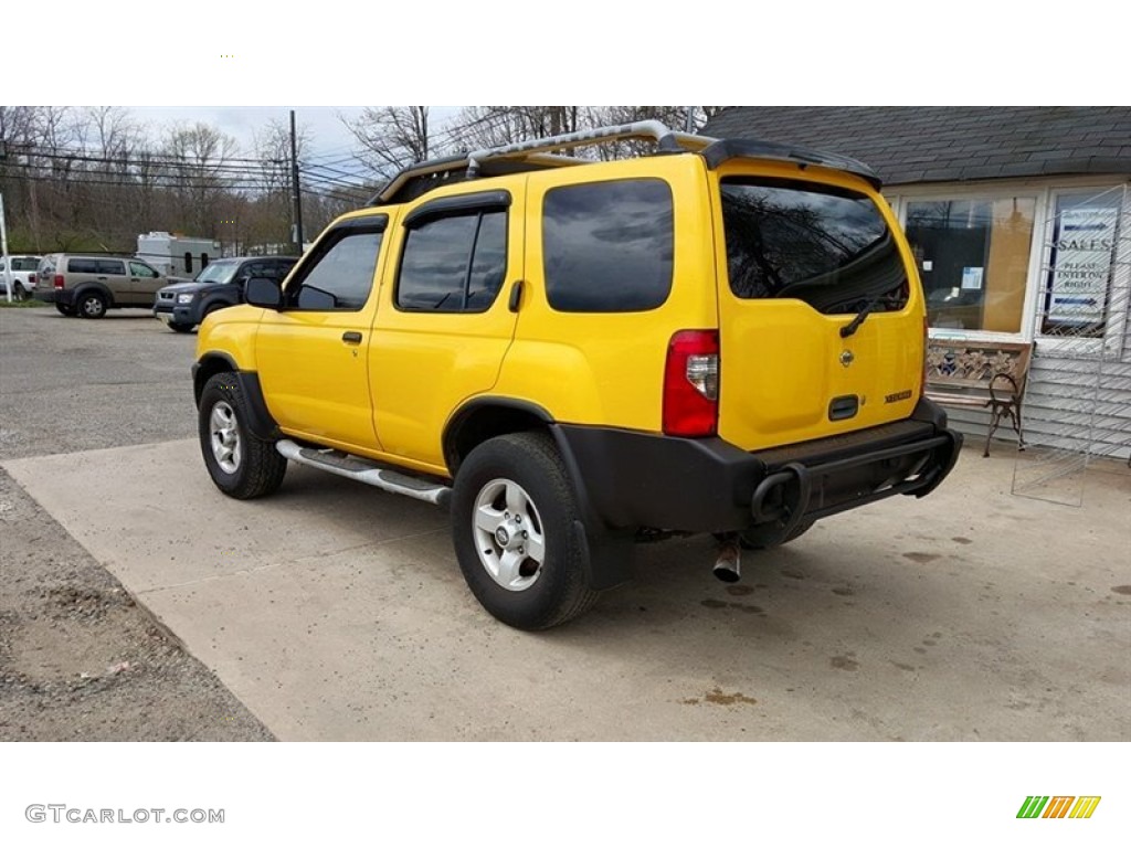 2000 Xterra SE V6 4x4 - Solar Yellow / Dusk photo #6