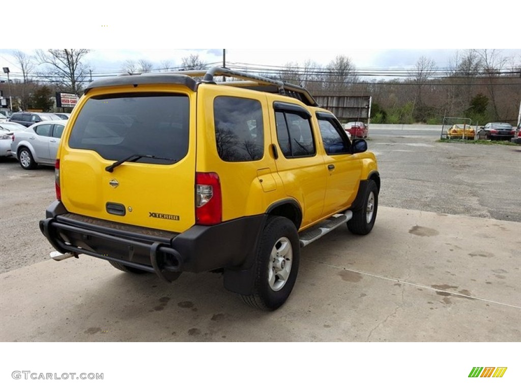 2000 Xterra SE V6 4x4 - Solar Yellow / Dusk photo #8