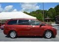 2015 Salsa Red Pearl Toyota Sienna XLE  photo #2