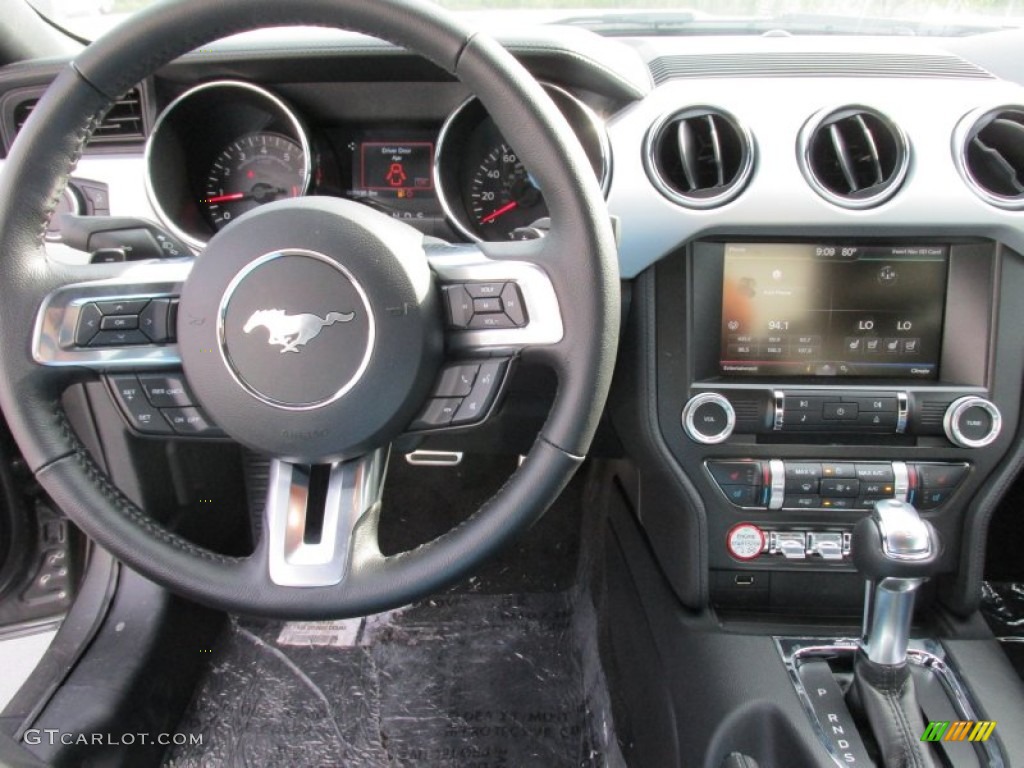 2015 Mustang EcoBoost Coupe - Magnetic Metallic / Ebony photo #21