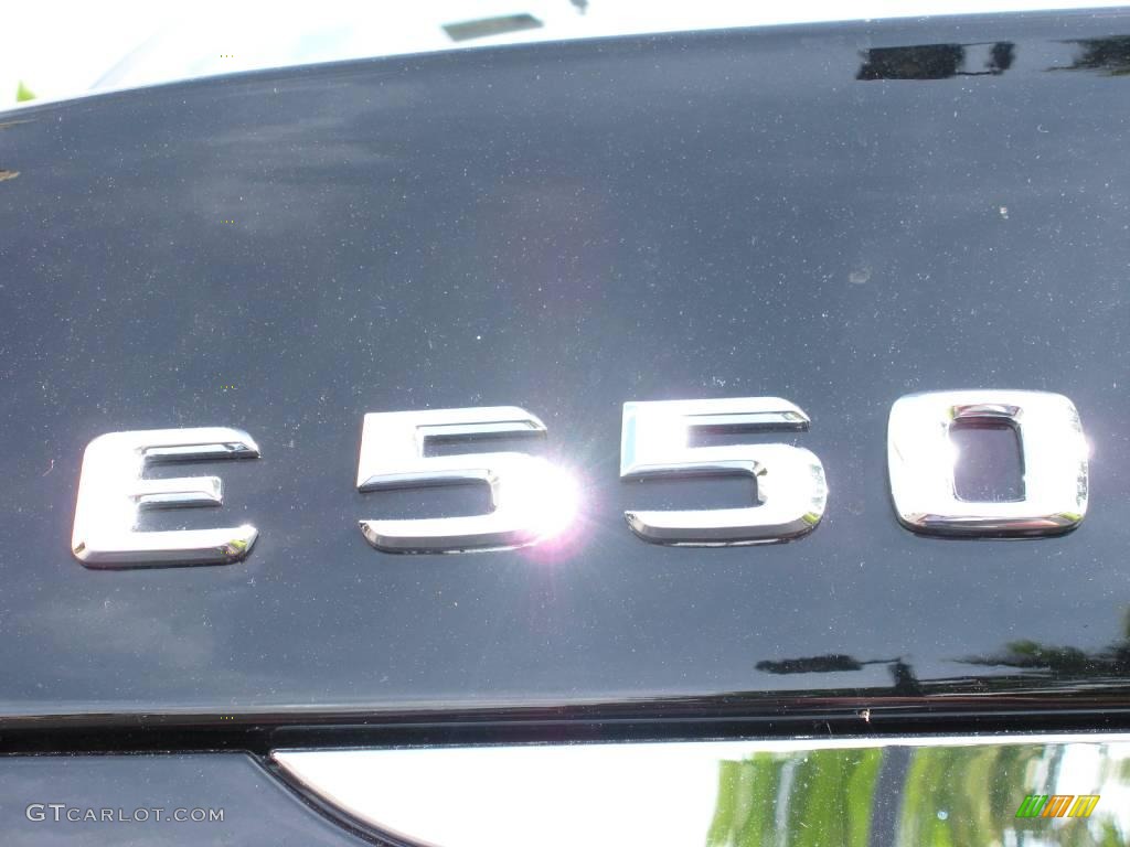 2007 E 550 Sedan - Black / Black photo #9