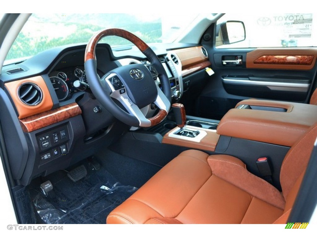 1794 Black Brown Interior 2016 Toyota Tundra 1794 Crewmax