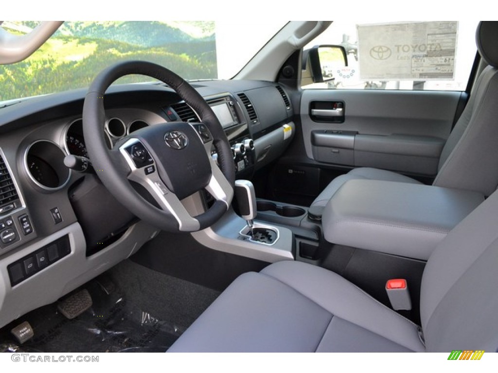 Gray Interior 2016 Toyota Sequoia Limited 4x4 Photo #106809192