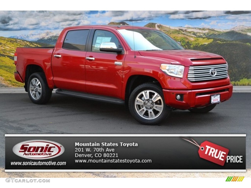 Barcelona Red Metallic Toyota Tundra