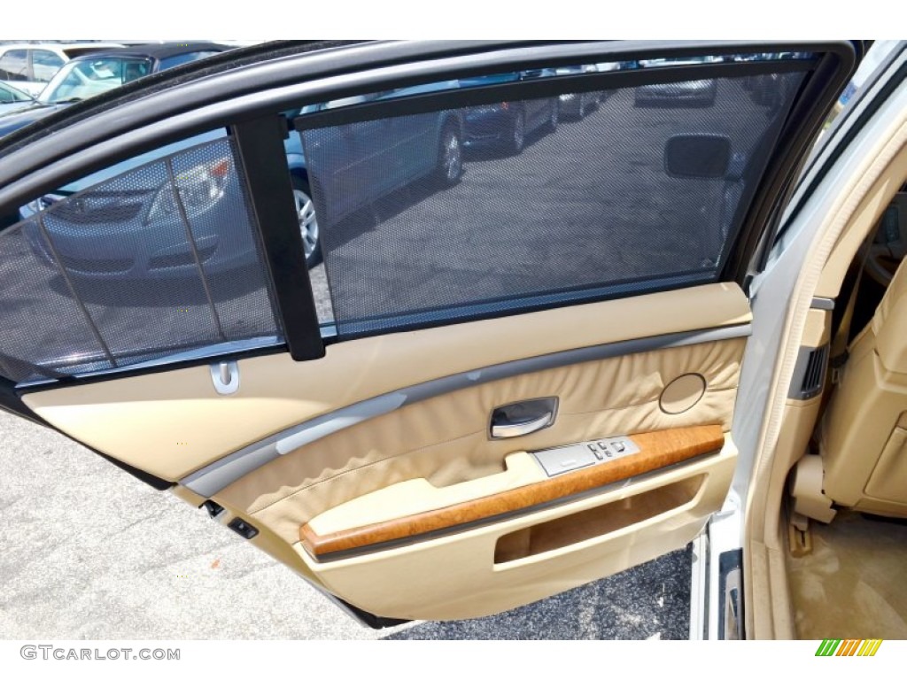 2003 7 Series 745Li Sedan - Titanium Silver Metallic / Basalt Grey/Stone Green photo #14