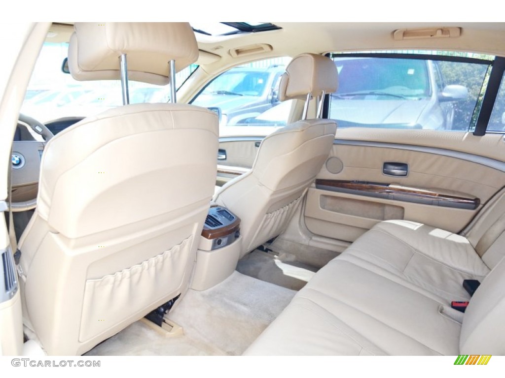 2003 7 Series 745Li Sedan - Titanium Silver Metallic / Basalt Grey/Stone Green photo #16