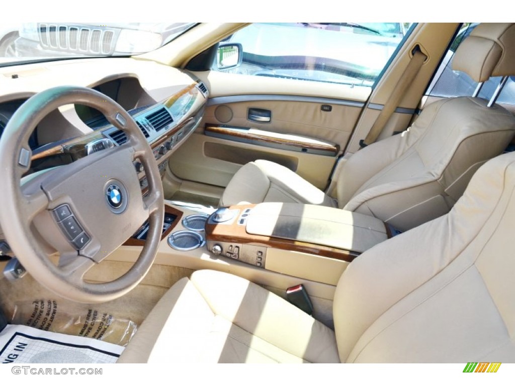 2003 7 Series 745Li Sedan - Titanium Silver Metallic / Basalt Grey/Stone Green photo #20