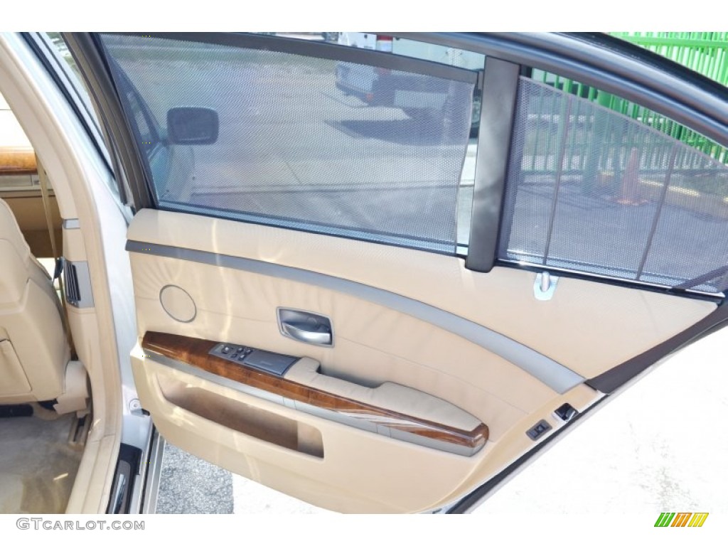 2003 7 Series 745Li Sedan - Titanium Silver Metallic / Basalt Grey/Stone Green photo #34