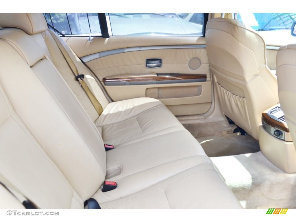 2003 7 Series 745Li Sedan - Titanium Silver Metallic / Basalt Grey/Stone Green photo #36