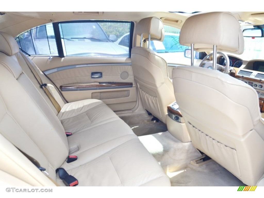 2003 7 Series 745Li Sedan - Titanium Silver Metallic / Basalt Grey/Stone Green photo #38
