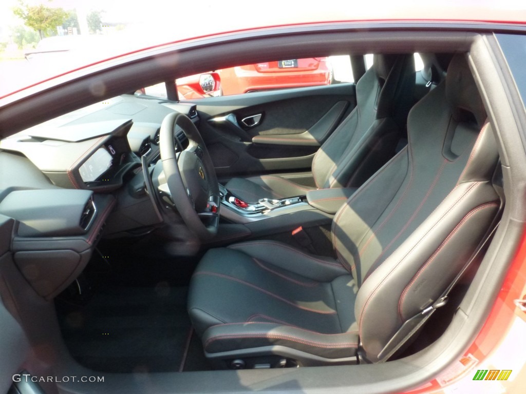 Nero Ade Interior 2015 Lamborghini Huracan LP 610-4 Photo #106810473