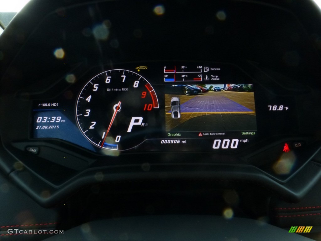 2015 Lamborghini Huracan LP 610-4 Gauges Photo #106810476