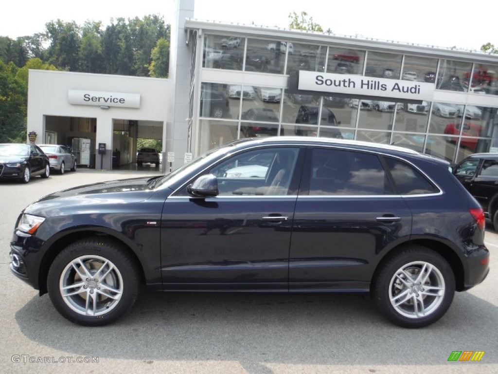 2016 Q5 3.0 TFSI Premium Plus quattro - Moonlight Blue Metallic / Chestnut Brown photo #2