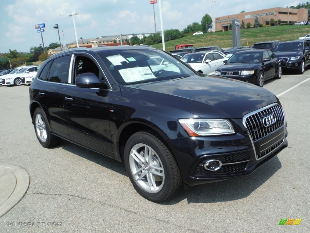 2016 Q5 3.0 TFSI Premium Plus quattro - Moonlight Blue Metallic / Chestnut Brown photo #9