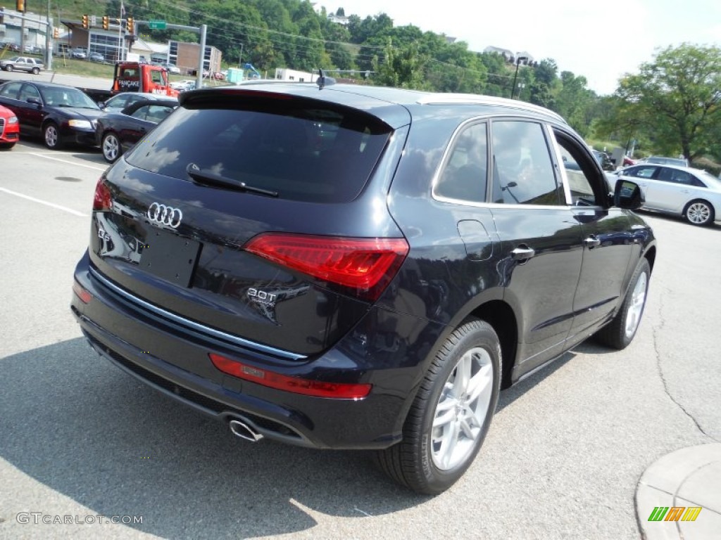 2016 Q5 3.0 TFSI Premium Plus quattro - Moonlight Blue Metallic / Chestnut Brown photo #13