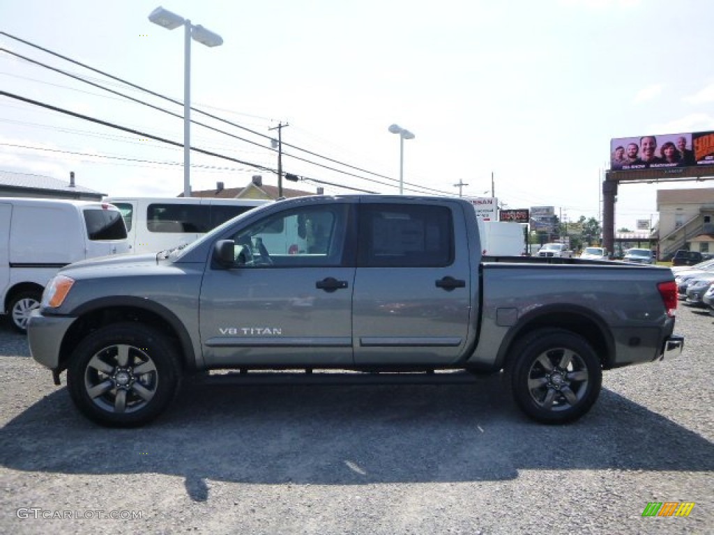 2015 Titan SV Crew Cab 4x4 - Gun Metallic / Charcoal photo #11