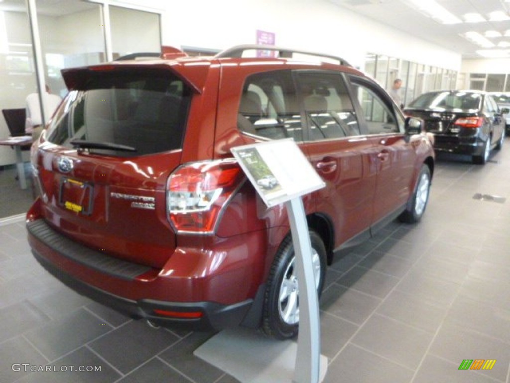 2016 Forester 2.5i Limited - Venetian Red Pearl / Gray photo #8